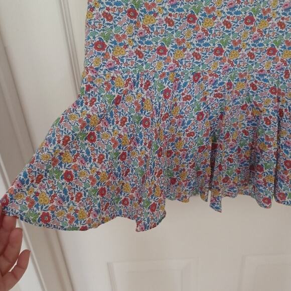 J. Crew Liberty Trumpet Skirt Favourite Flowers Skirt 4P - Picture 3 of 13